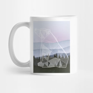 Geometric Nature - Bear (Full) Mug